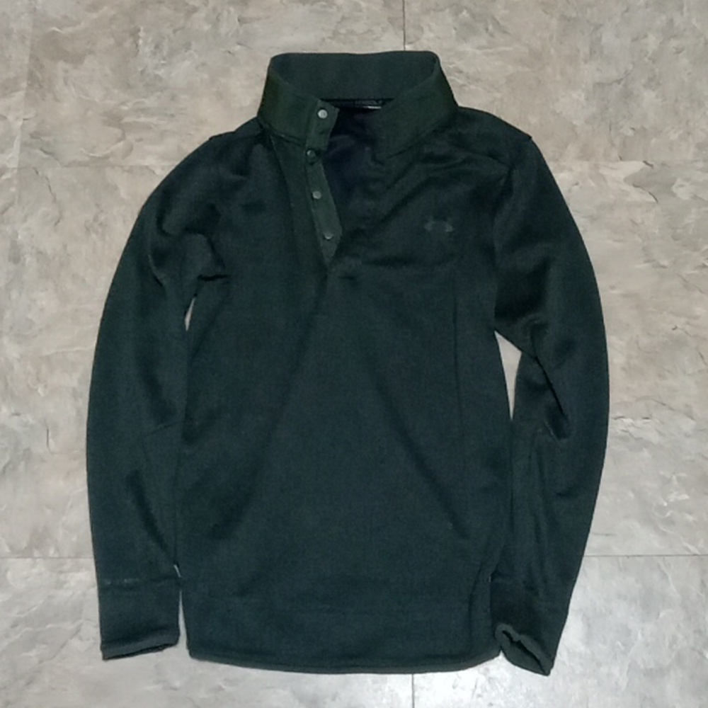 Under Armour Men's Forest Green Long Sleeve Shirt - Picture 3 of 13